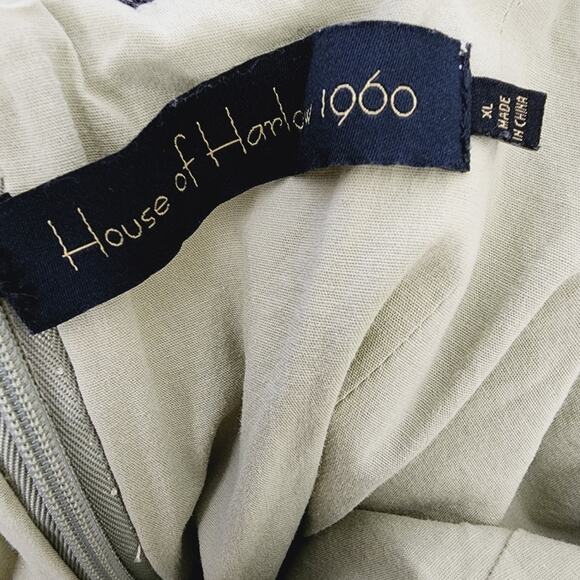 House of Harlow 1960 Nicola Linen Blend Romper Sage Green XLarge - Picture 10 of 13